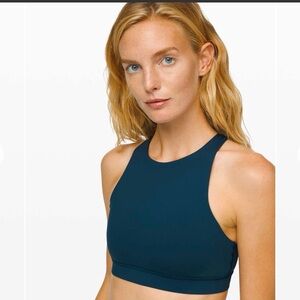 Lululemon Energy Bra *High Neck - Night Diver